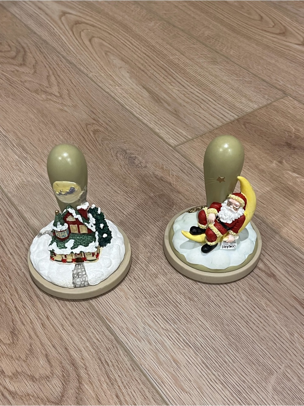 Brown Bag Cookie Art Set of 2 Christmas Cookie Stamps - 1999
